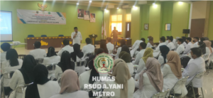 Walikota Kota Metro, dr. Wahdi, Sp.OG (K) Menghadiri Pekan Orientasi Kepaniteraan Klinik Dokter Muda Fakultas Kedokteran Universitas Malahayati Bandar Lampung
