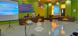 Bimbingan Teknis kepada Pegawai sebagai pembekalan tentang Manajemen Resiko BLUD RSUD Jenderal Ahmad Yani Metro.